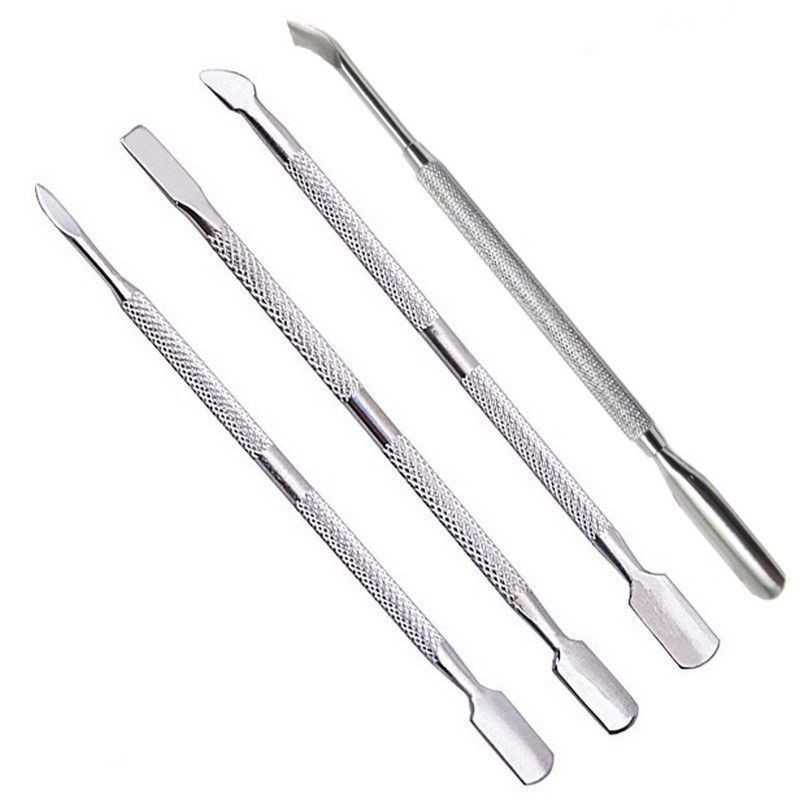 Empujador de cutícula con espatula