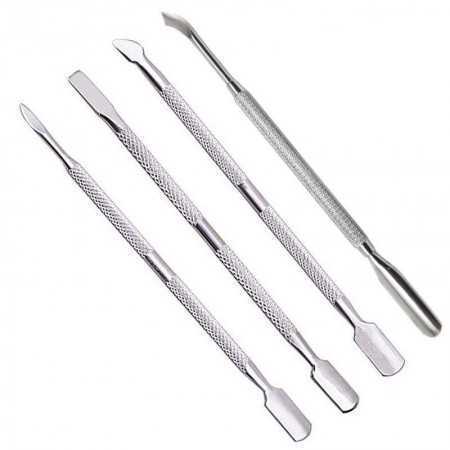 Empujador de cutícula con espatula