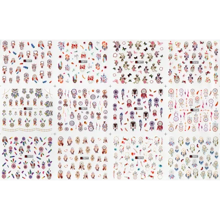 12 planillas con tatuaje atrapa sueño y mandalas -Tatuajes