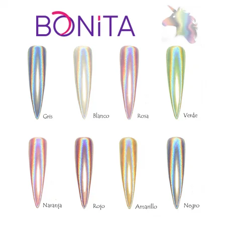 Polvo Holográfico Unicornio Bonita -Polvos decoradores