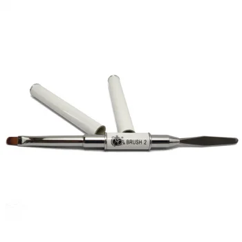 Pincel con Espátula para Acrigel MC Nails -Pinceles