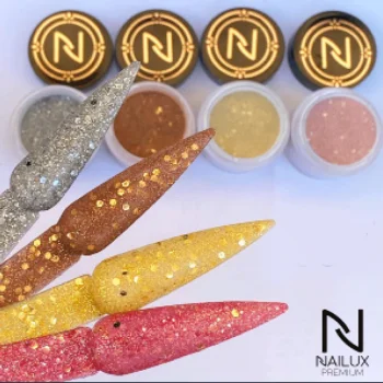 Coleccion de 4 pz Nailux Premium -Colecciones de acrílico