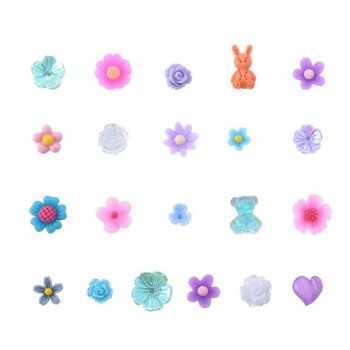Kawaii mini Nail Flower Charms -Decoración