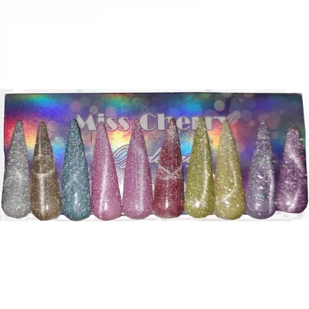 Unicornio ojo de gato diamante Miss Cherry -Geles y Resinas