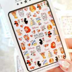 Planillas stikers de dibujos animados -Decoración