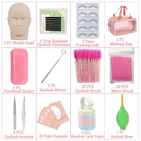 Kit de Iniciación para Pestañas - Aprende con Calidad | Cosmetic Nails